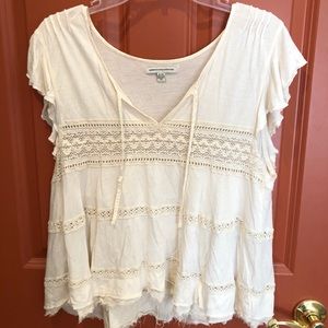 American Eagle Outfitters white top